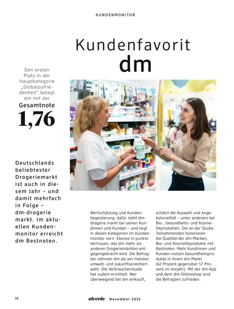dm Prospekt vom 01.11.2025, Seite 38