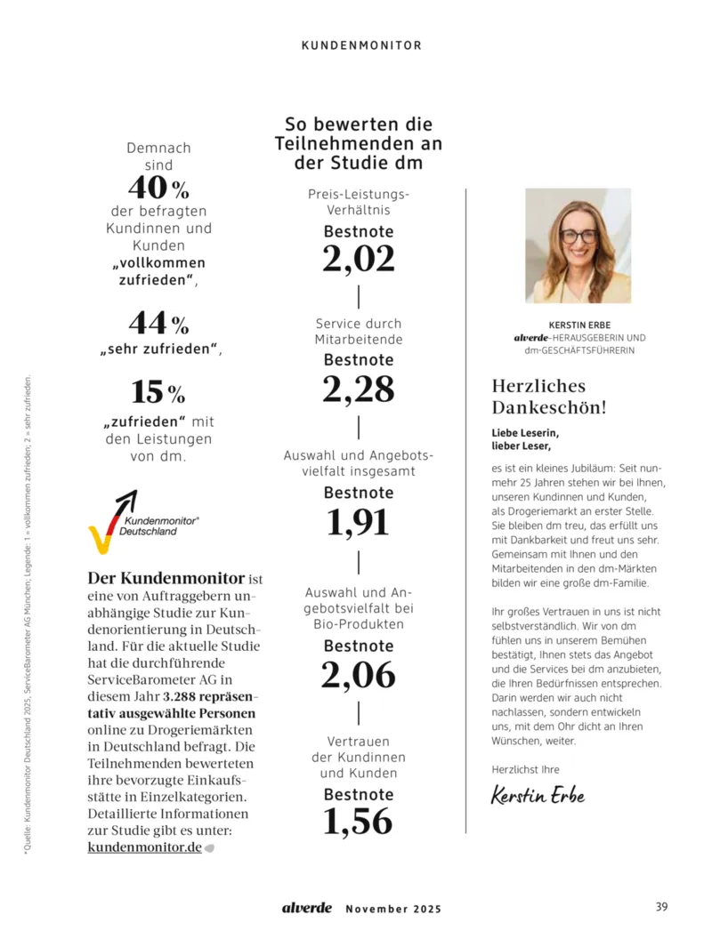 dm Prospekt vom 01.11.2025, Seite 39