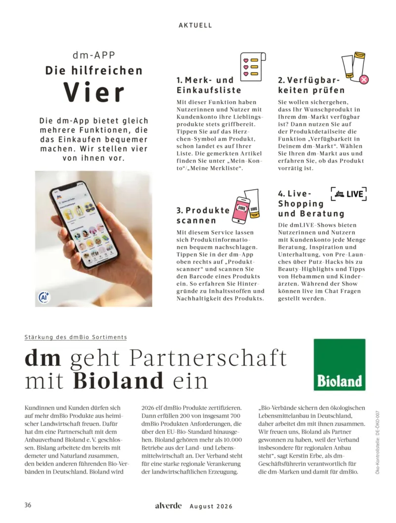 dm Prospekt vom 01.08.2026, Seite 36