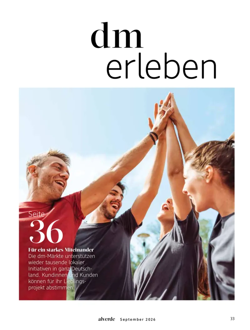 dm Prospekt vom 01.09.2026, Seite 33