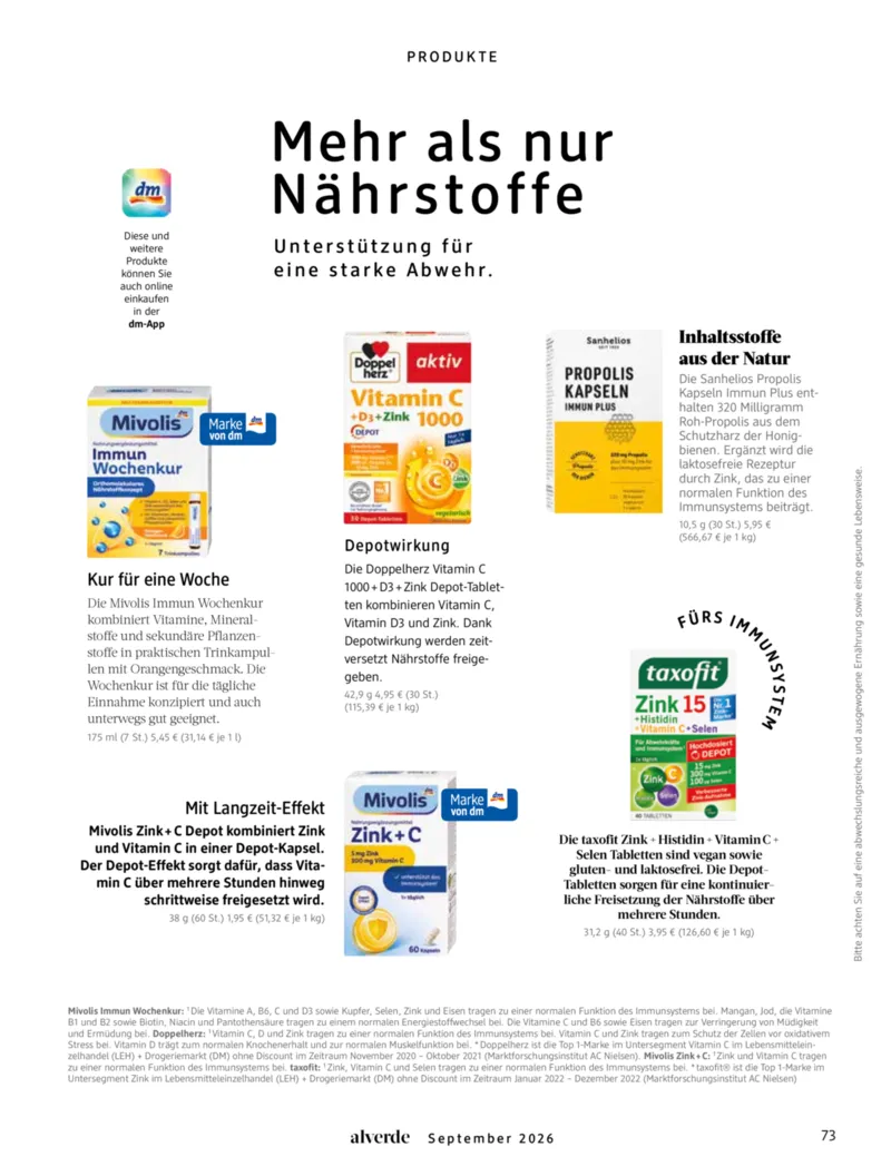 dm Prospekt vom 01.09.2026, Seite 73