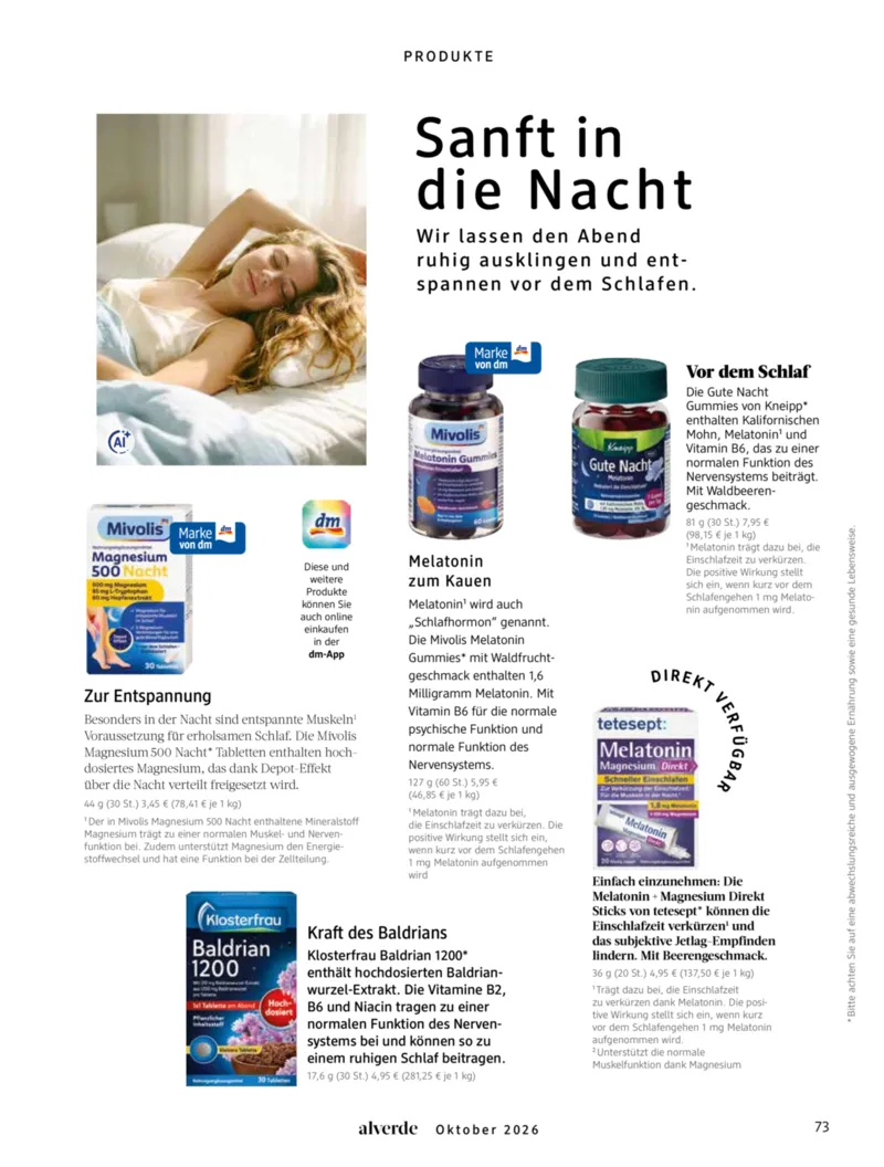 dm Prospekt vom 01.10.2026, Seite 73