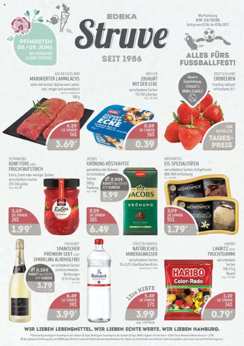 Edeka Struve Prospekt vom 02.06.2025, Seite 1