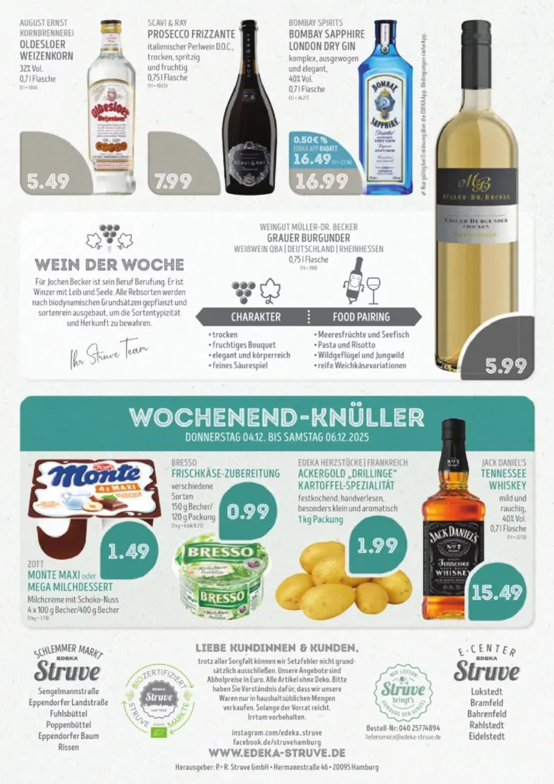Edeka Struve Prospekt vom 01.12.2025, Seite 16