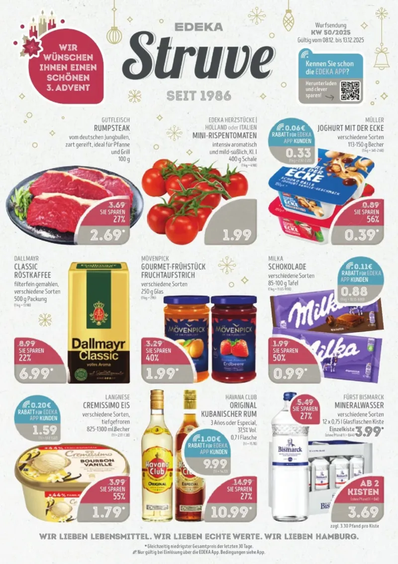 Edeka Struve Prospekt vom 08.12.2025, Seite 1
