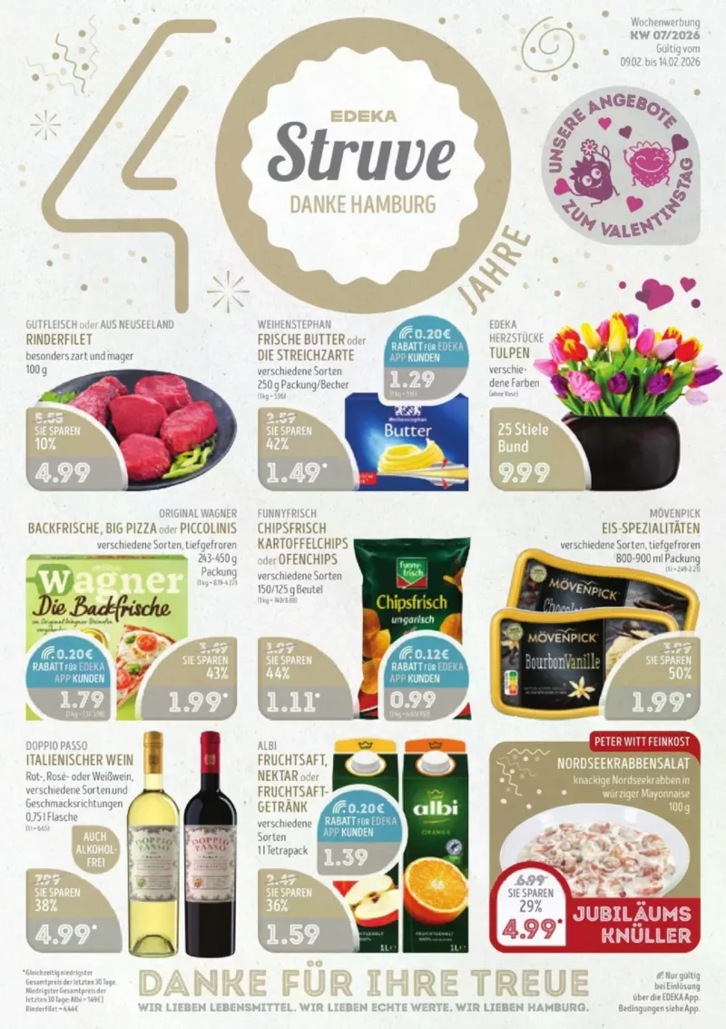 Edeka Struve Prospekt vom 09.02.2026, Seite 1
