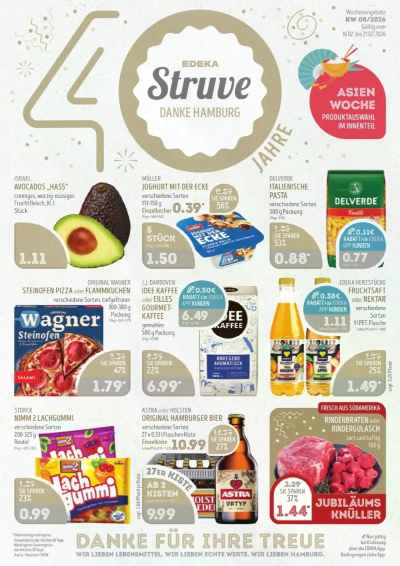 Edeka Struve Prospekt vom 16.02.2026, Seite 1