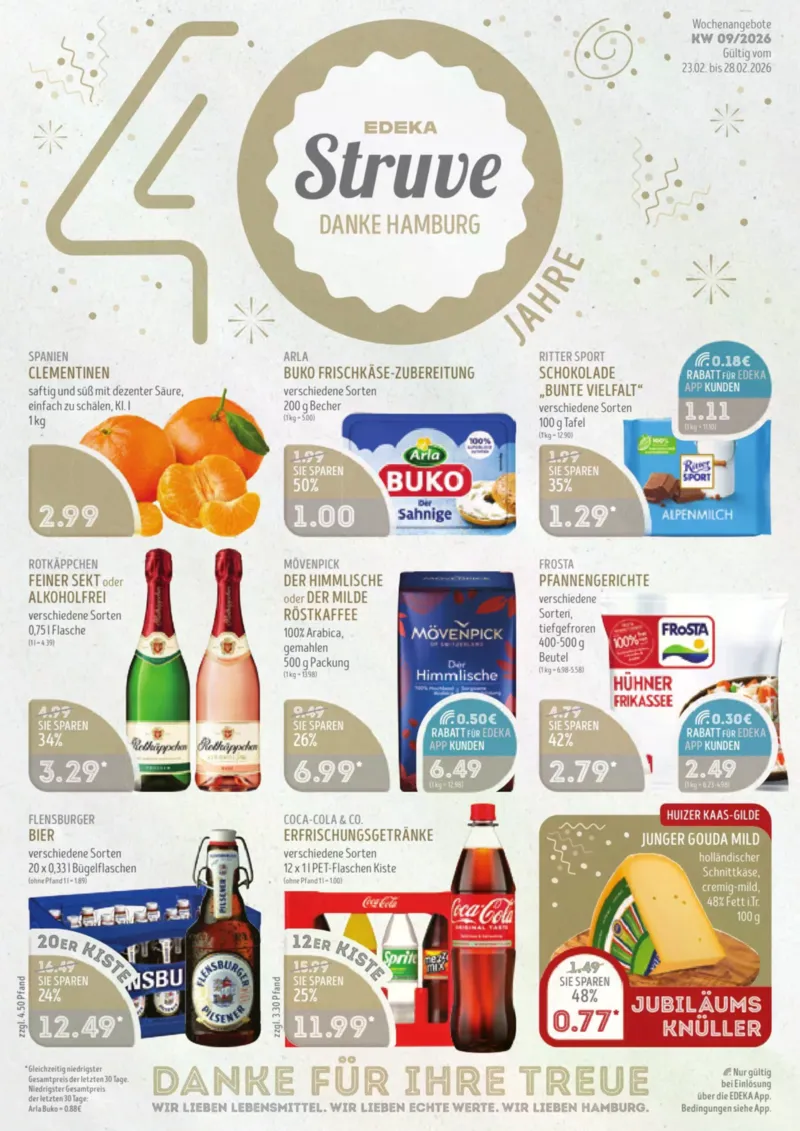 Edeka Struve Prospekt vom 23.02.2026, Seite 1