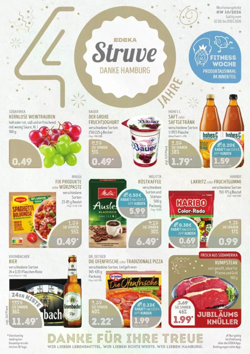 Edeka Struve Prospekt vom 02.03.2026, Seite 1