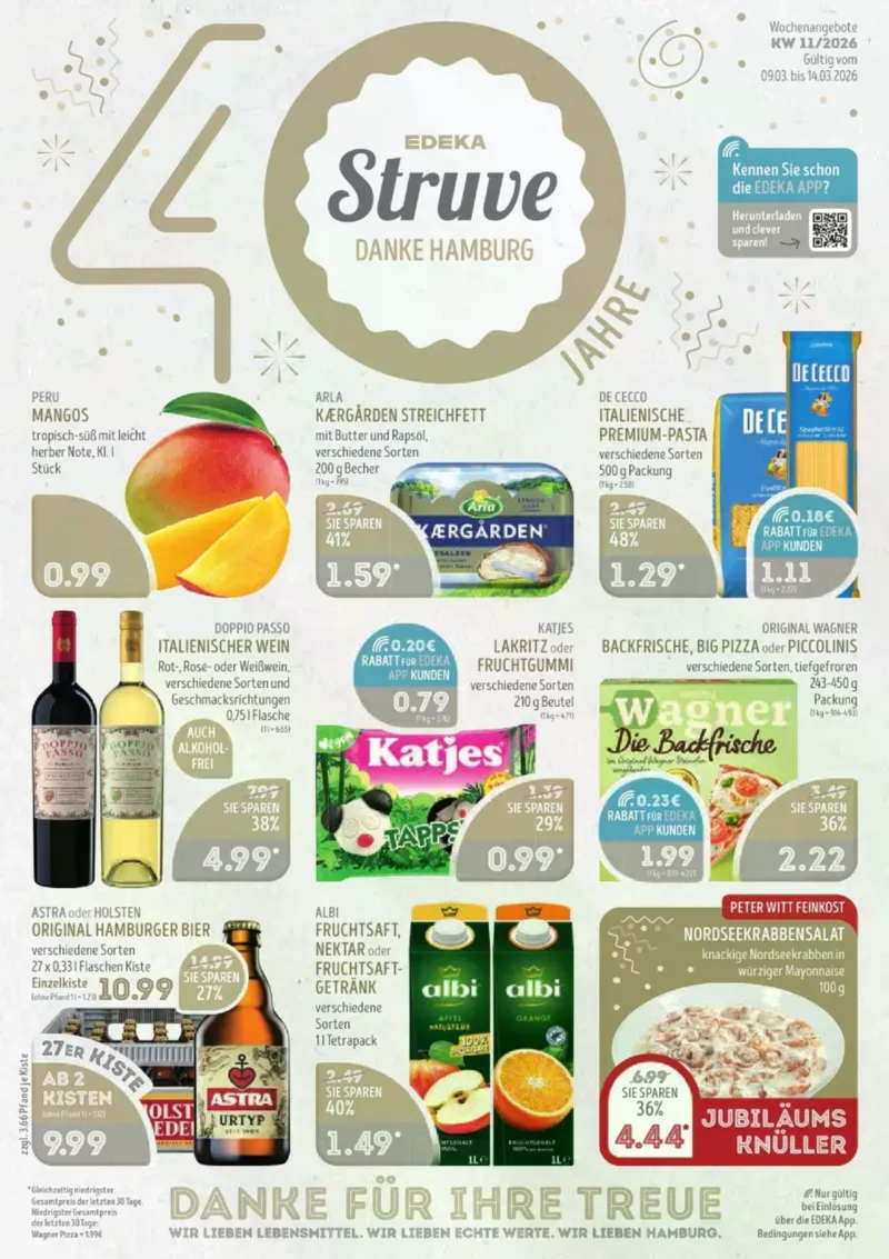 Edeka Struve Prospekt vom 09.03.2026, Seite 1