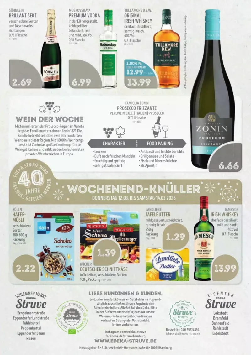 Edeka Struve Prospekt vom 09.03.2026, Seite 16