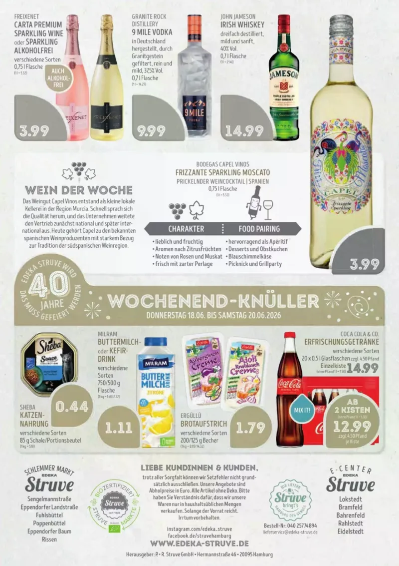 Edeka Struve Prospekt vom 15.06.2026, Seite 18