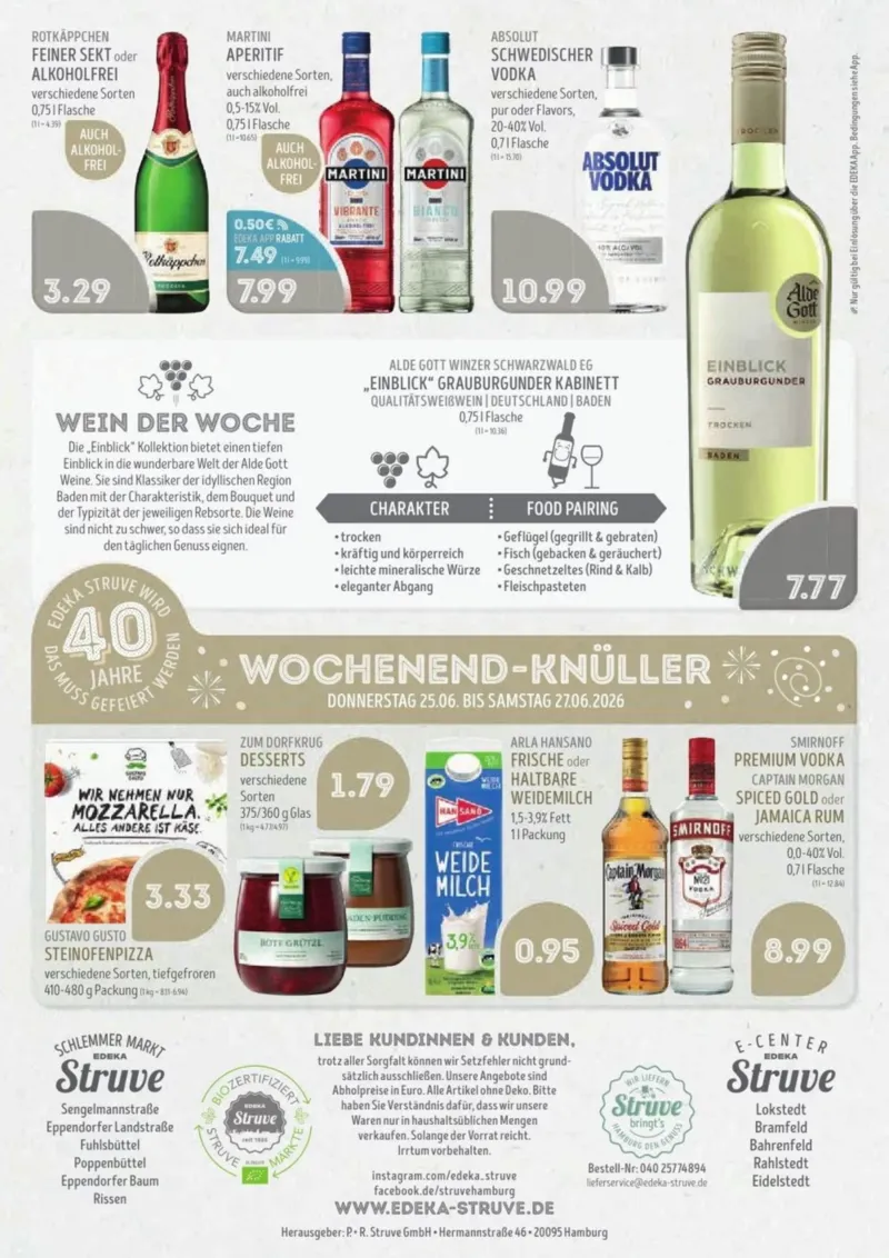 Edeka Struve Prospekt vom 22.06.2026, Seite 14