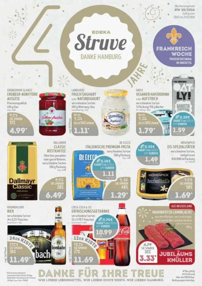 Edeka Struve Prospekt vom 20.07.2026, Seite 1