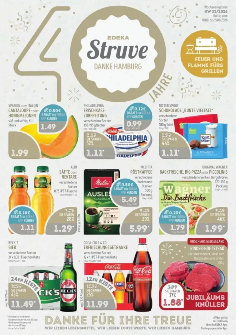 Edeka Struve Prospekt vom 10.08.2026, Seite 1