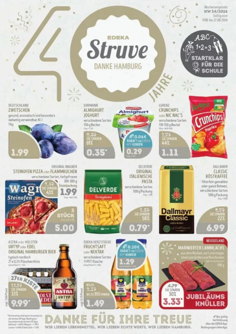 Edeka Struve Prospekt vom 17.08.2026, Seite 1