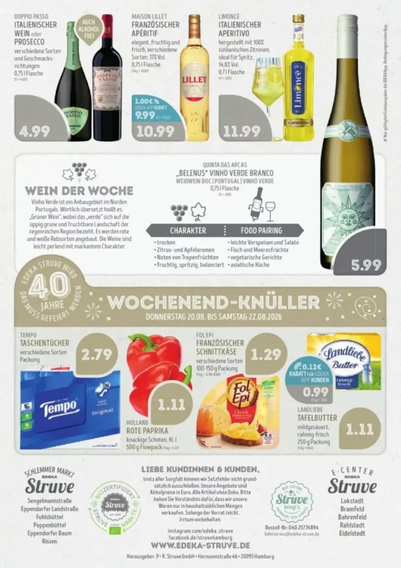 Edeka Struve Prospekt vom 17.08.2026, Seite 16