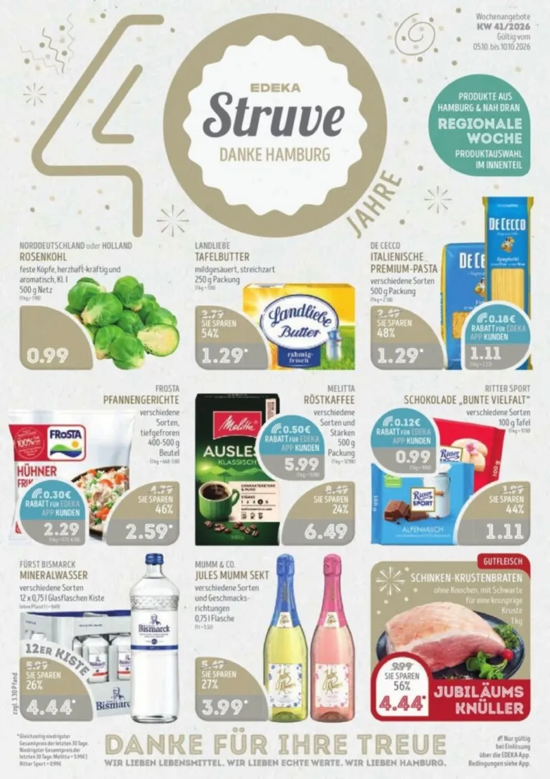 Edeka Struve Prospekt vom 05.10.2026, Seite 1