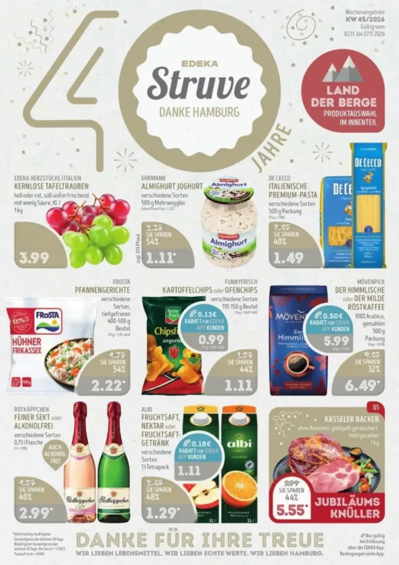 Edeka Struve Prospekt vom 02.11.2026, Seite 1