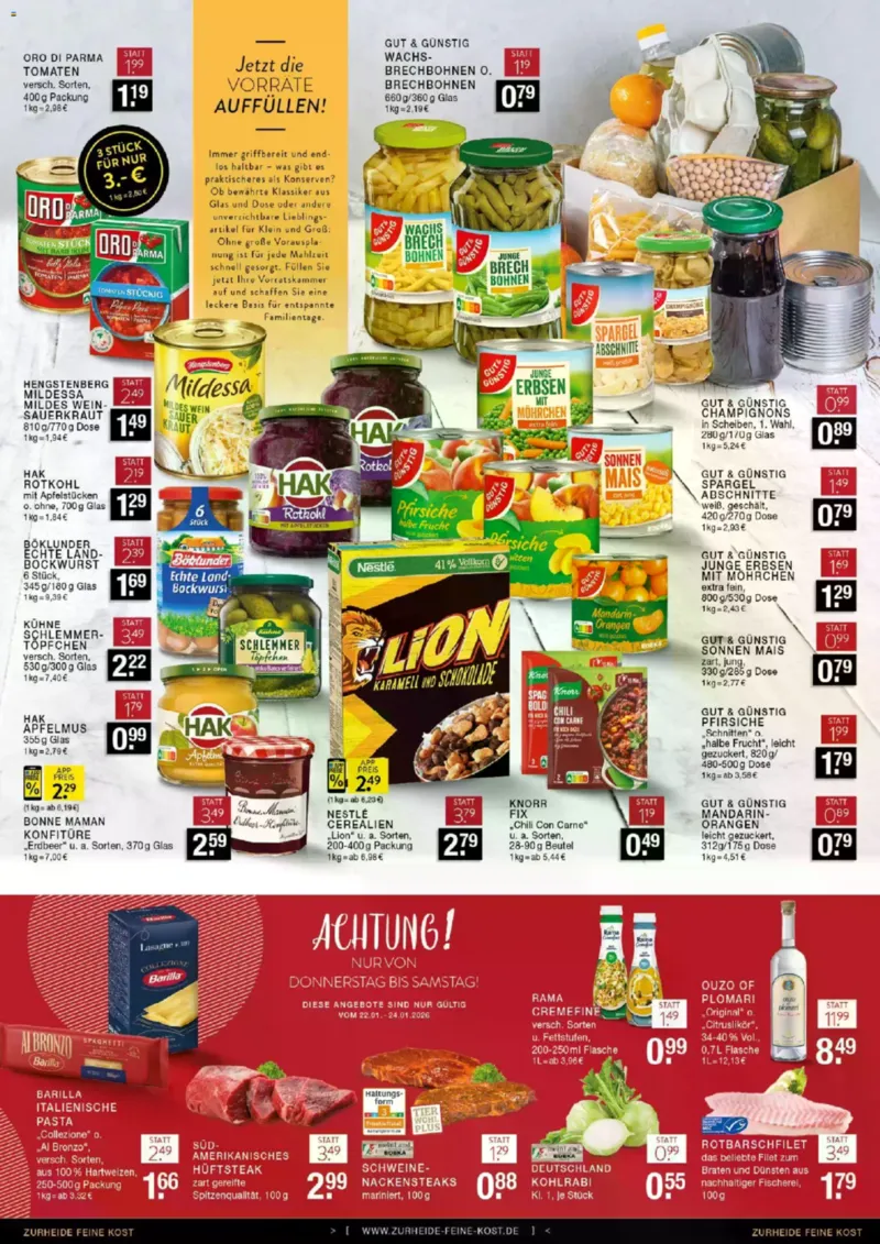 Edeka Zurheide Prospekt vom 19.01.2026, Seite 8