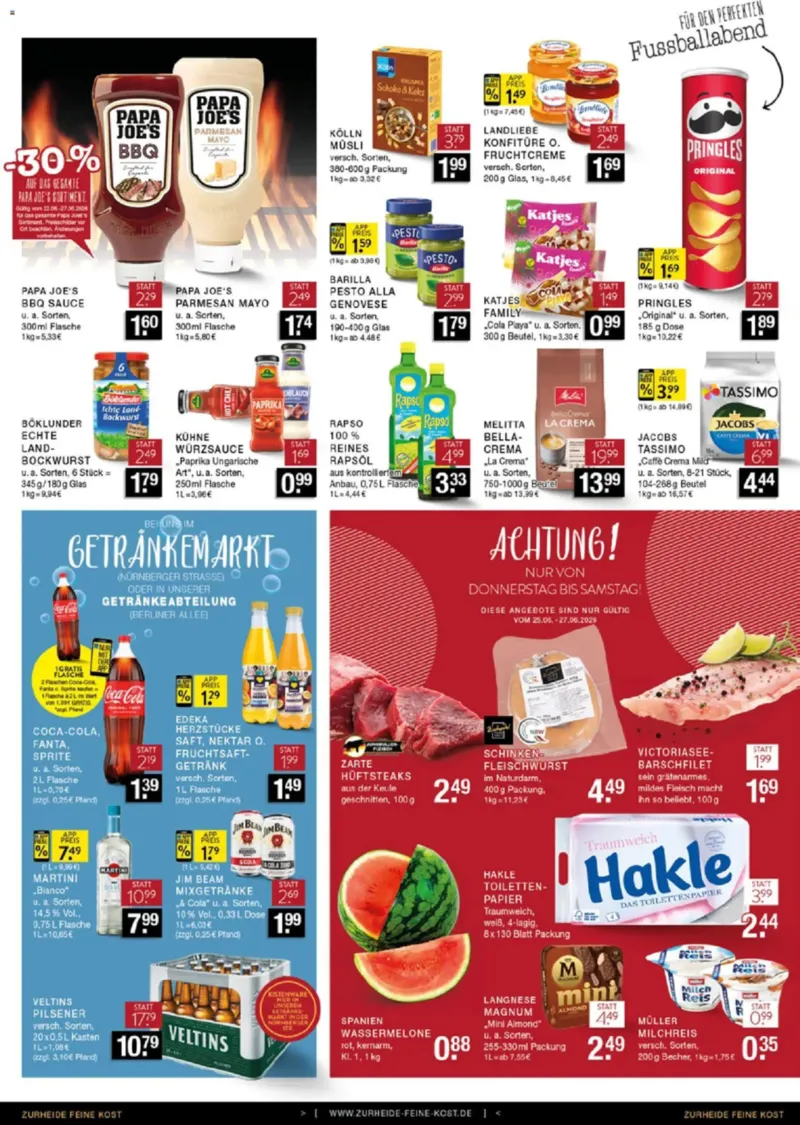 Edeka Zurheide Prospekt vom 22.06.2026, Seite 8