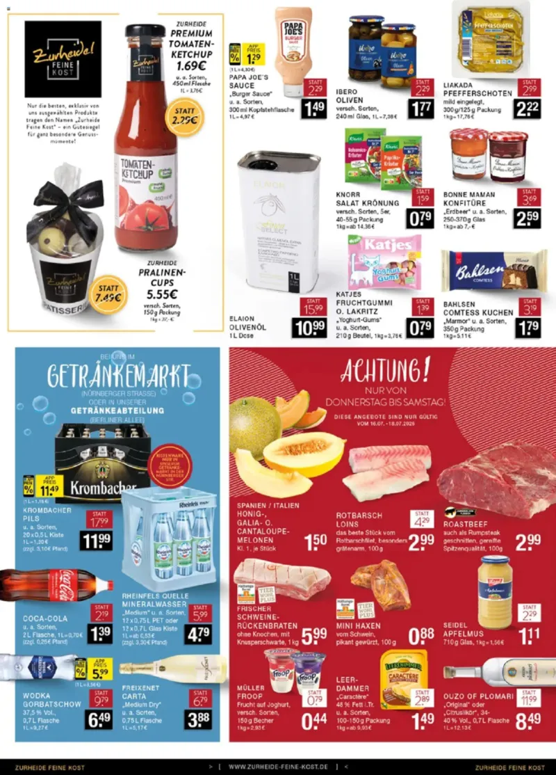 Edeka Zurheide Prospekt vom 13.07.2026, Seite 8
