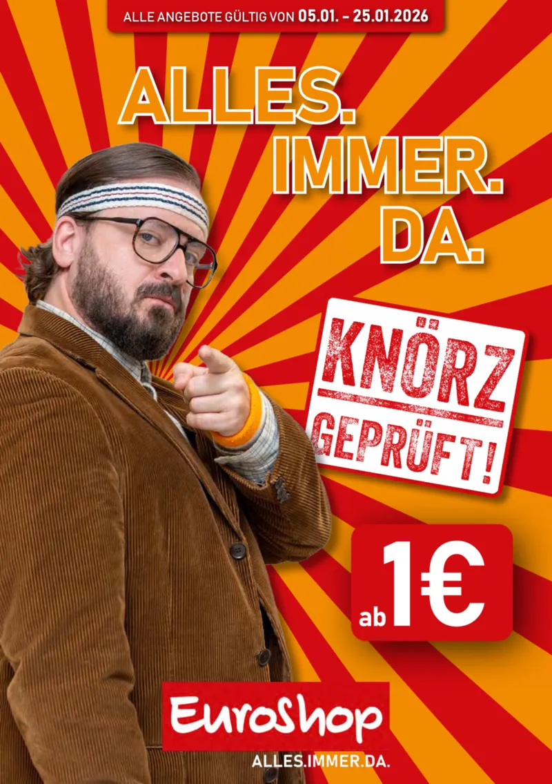 EuroShop Prospekt vom 05.01.2026, Seite 1