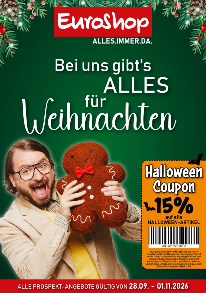 EuroShop Prospekt vom 28.09.2026, Seite 1