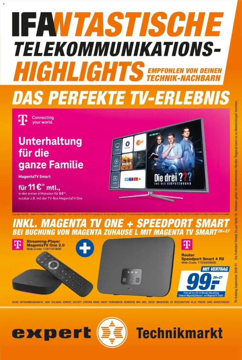expert Prospekt vom 01.09.2026, Seite 1