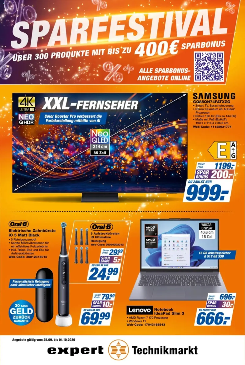 expert Prospekt vom 25.09.2026, Seite 1