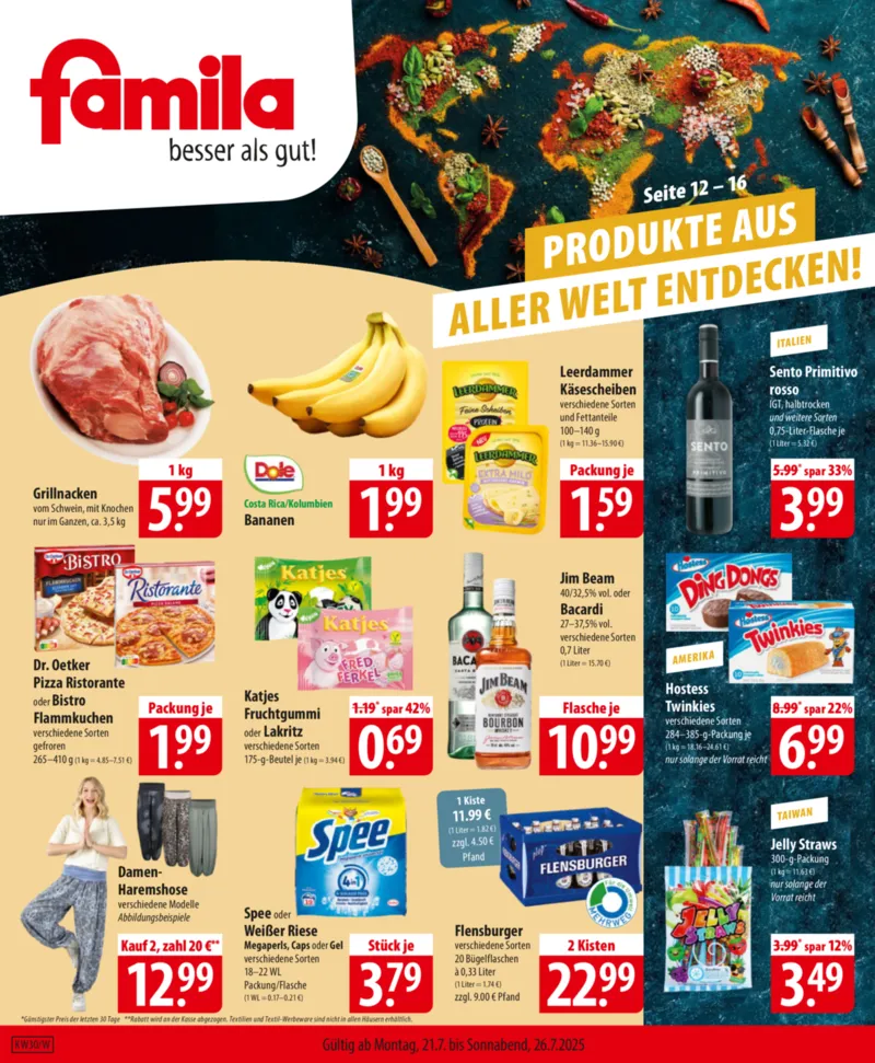 Famila Prospekt vom 21.07.2025, Seite 1