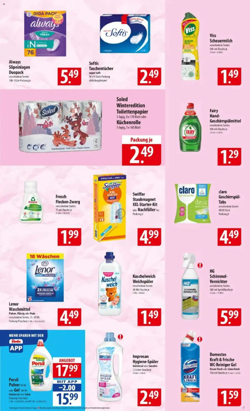 Famila Prospekt vom 03.11.2025, Seite 17