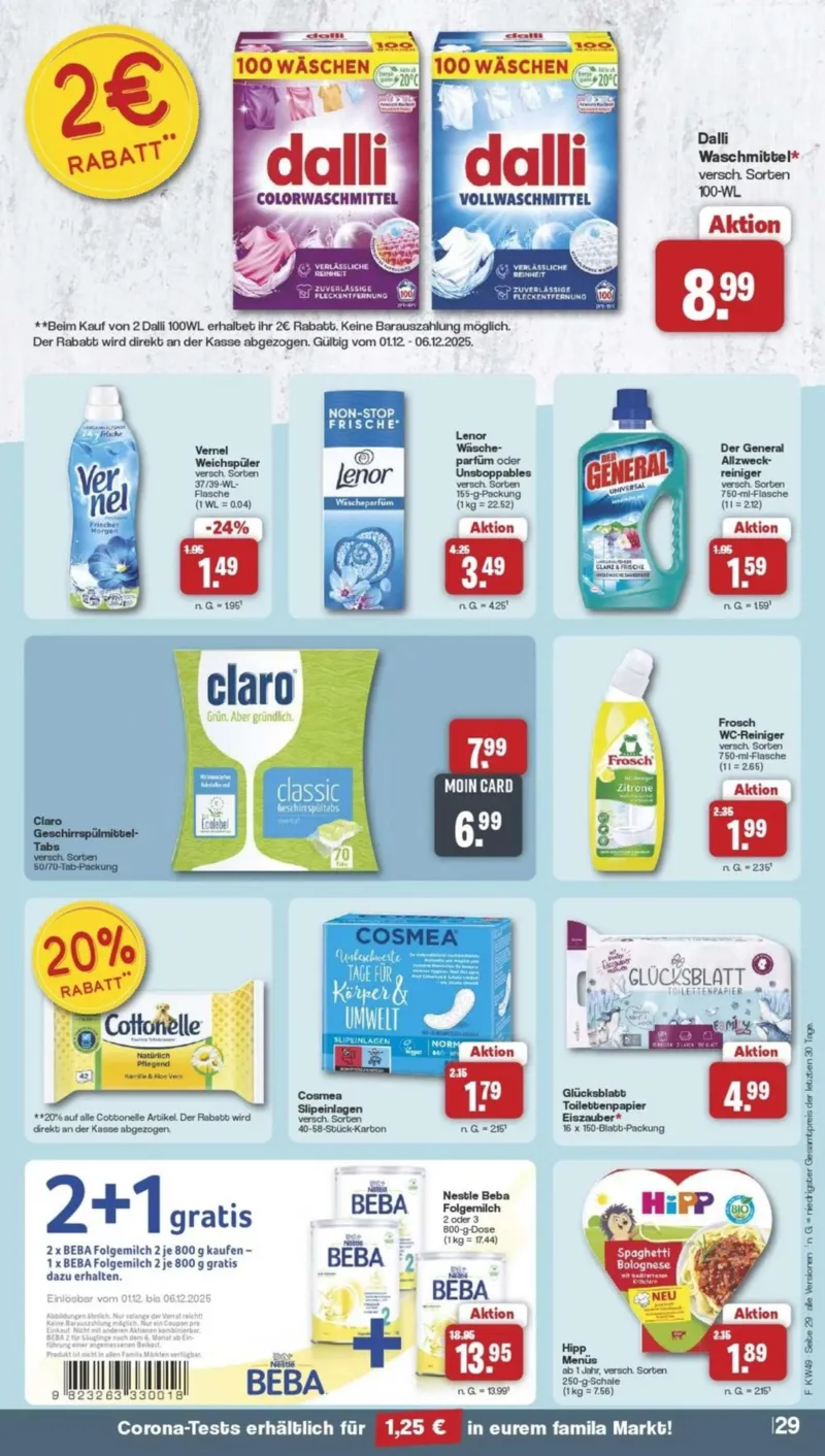 Famila Prospekt vom 01.12.2025, Seite 29