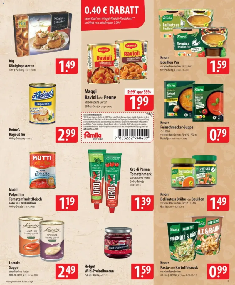 Famila Prospekt vom 08.12.2025, Seite 11