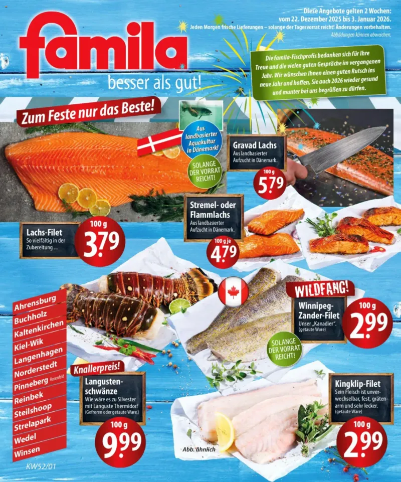 Famila Prospekt vom 22.12.2025, Seite 1