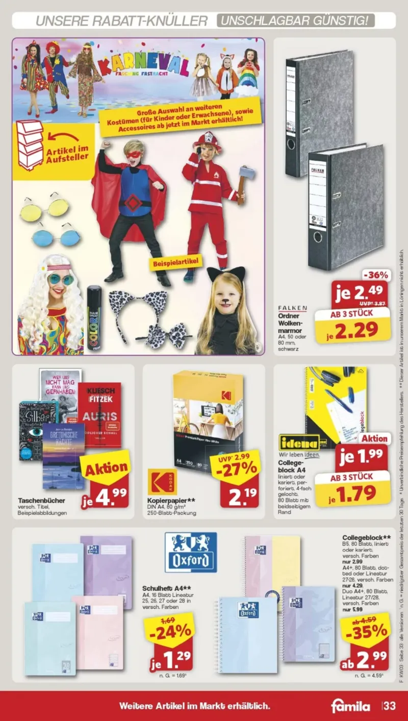 Famila Prospekt vom 12.01.2026, Seite 33