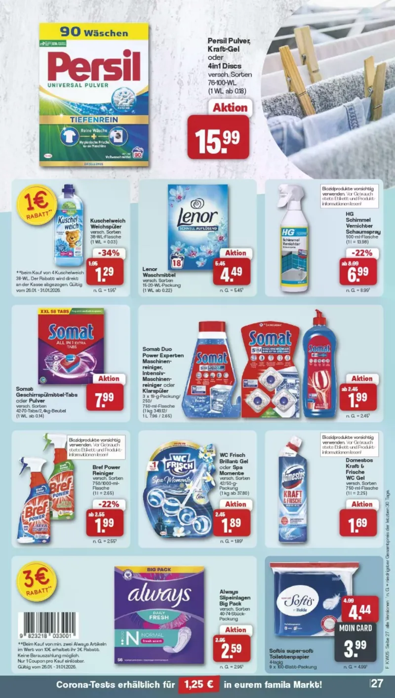 Famila Prospekt vom 26.01.2026, Seite 27
