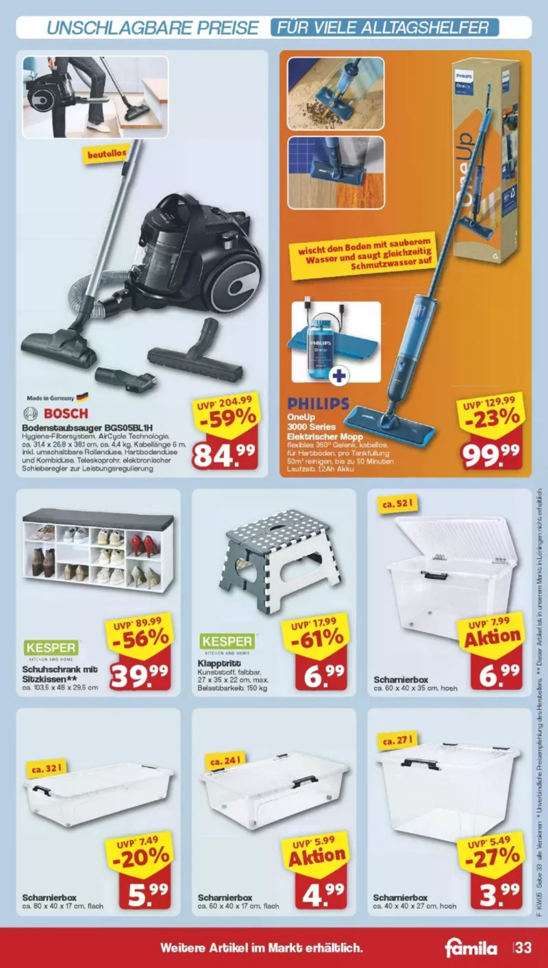 Famila Prospekt vom 26.01.2026, Seite 33