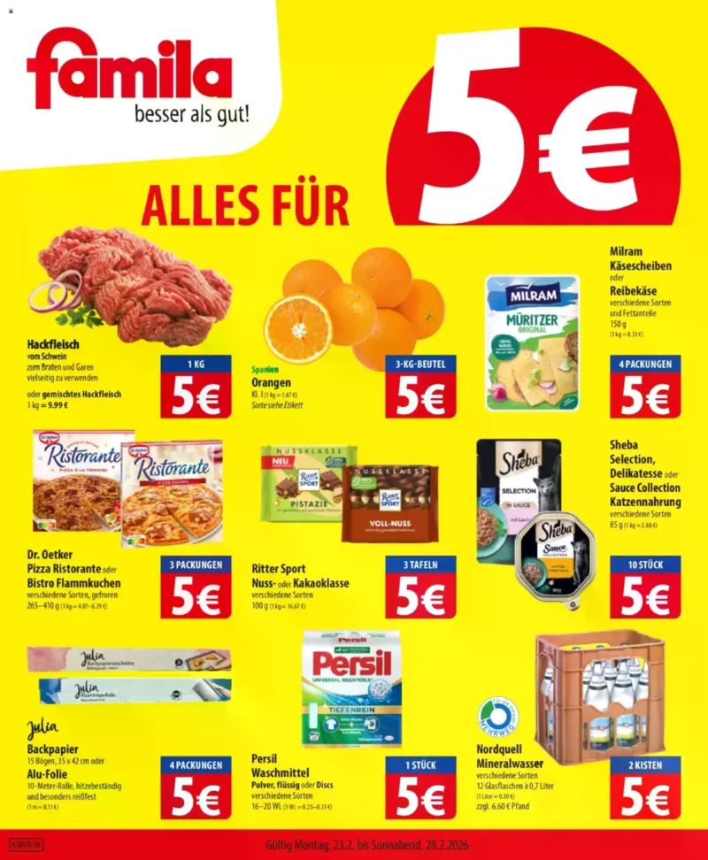 Famila Prospekt vom 23.02.2026, Seite 1