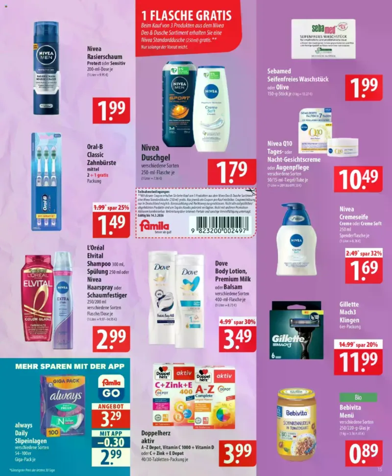 Famila Prospekt vom 09.03.2026, Seite 15