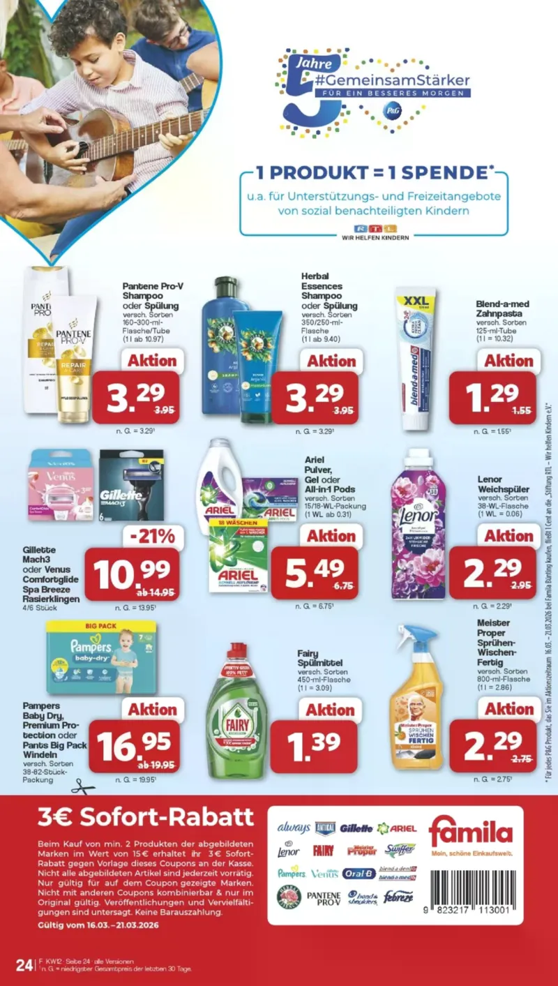 Famila Prospekt vom 16.03.2026, Seite 31