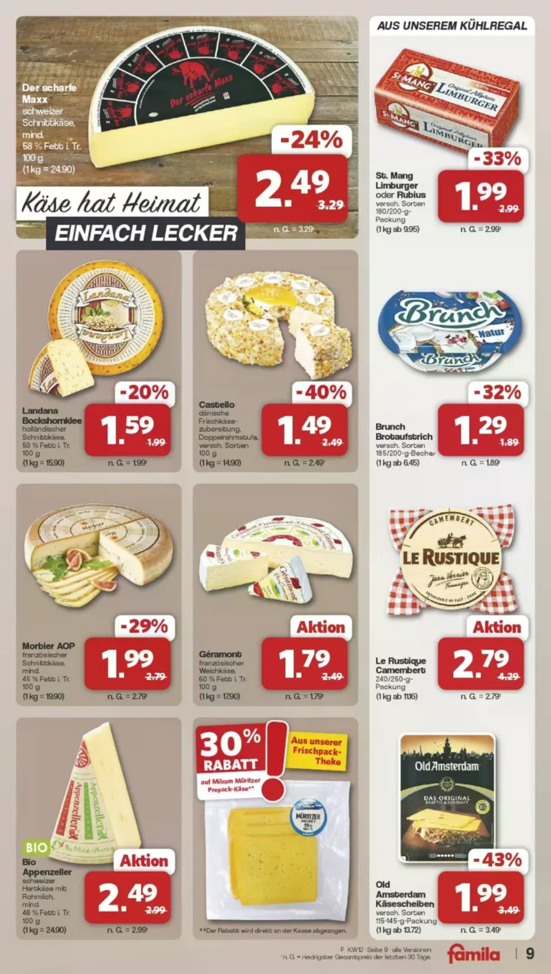 Famila Prospekt vom 16.03.2026, Seite 9