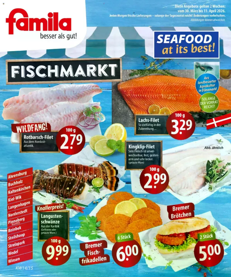 Famila Prospekt vom 30.03.2026, Seite 1