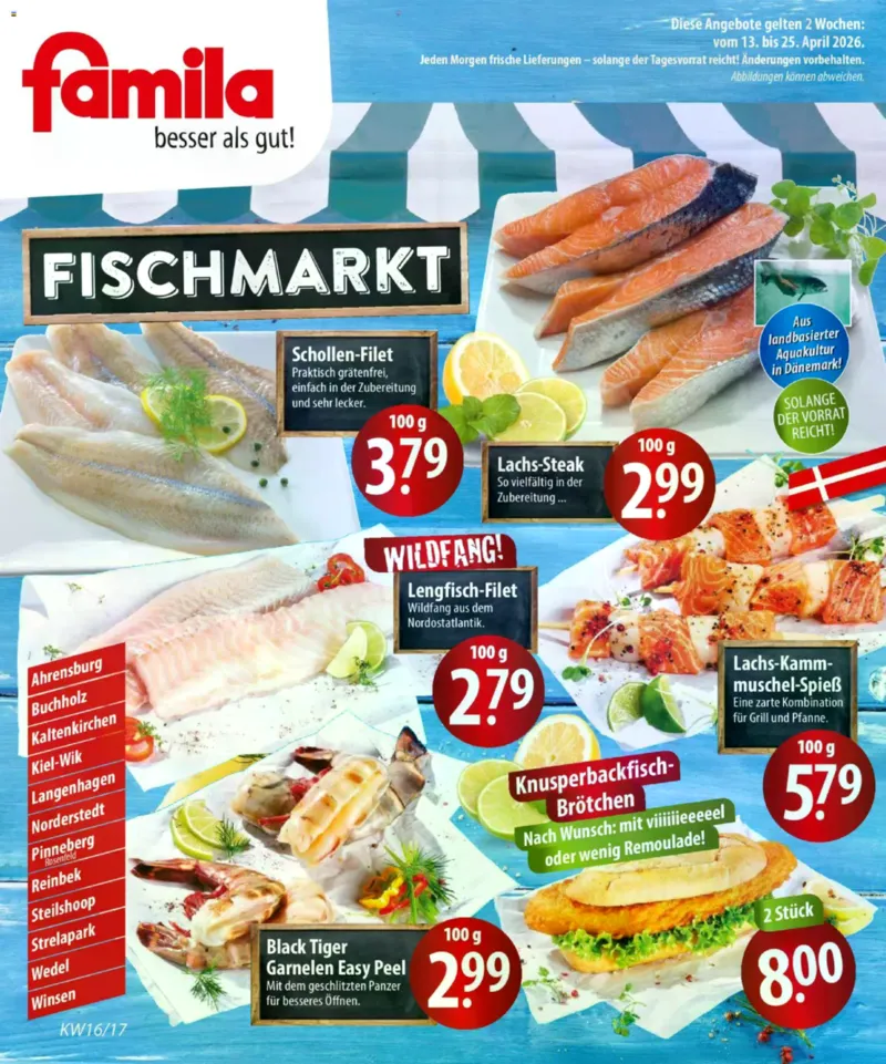 Famila Prospekt vom 13.04.2026, Seite 1