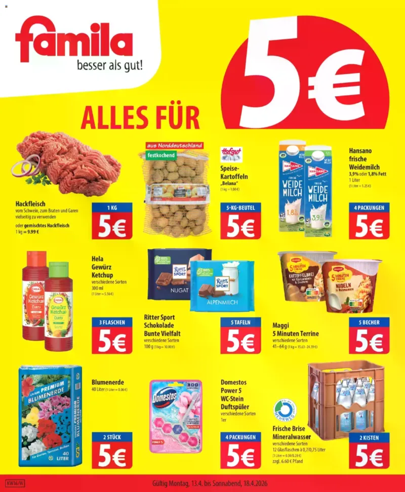 Famila Prospekt vom 13.04.2026, Seite 1