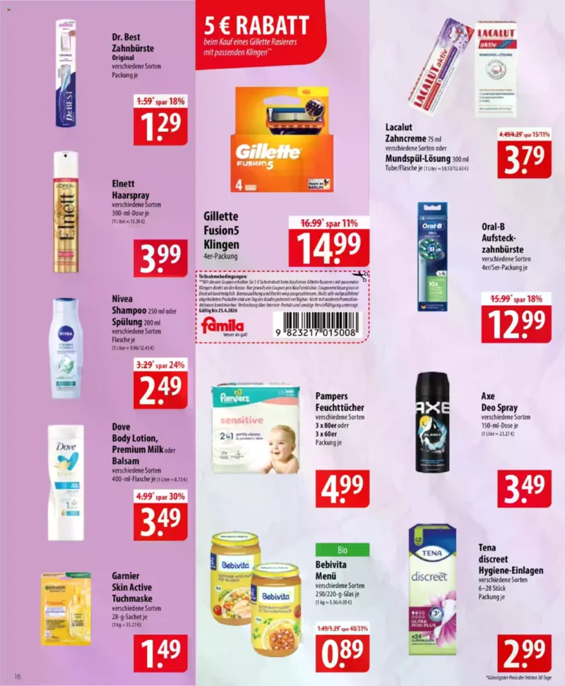 Famila Prospekt vom 20.04.2026, Seite 16