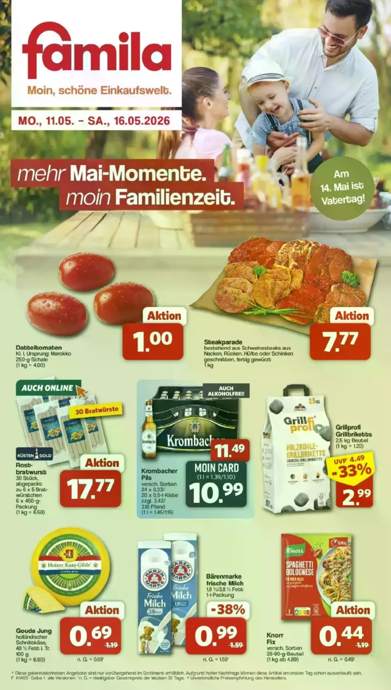 Famila Prospekt vom 11.05.2026, Seite 1