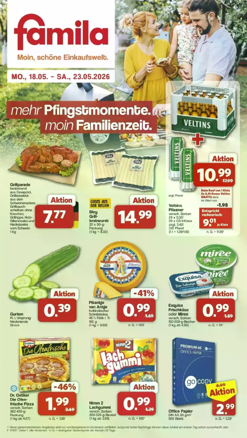 Famila Prospekt vom 18.05.2026, Seite 1