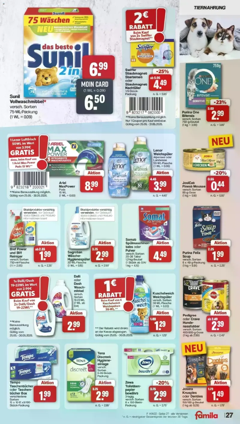 Famila Prospekt vom 26.05.2026, Seite 27