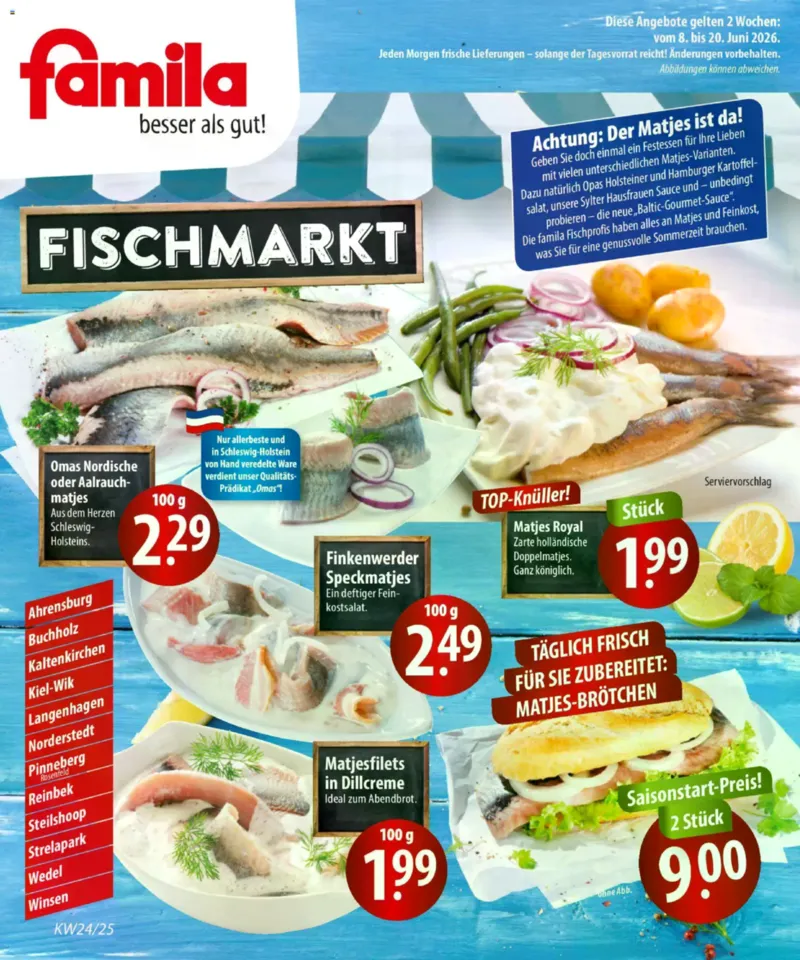 Famila Prospekt vom 08.06.2026, Seite 1